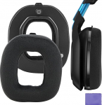 Geekria Comfort Velour asendusk&otilde;rvapadjad Logitech Astro A50 Gen 3 k&otilde;rvaklappidele K&otilde;rvapadjad K&otilde;rvapadjad Remondiosad (must)