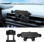 KUNGKIC auto mobiiltelefoni hoidja Reguleeritav auto telefoni hoidja, mis &uuml;hildub 2021 2022 Subaru BRZ Toyota GR86 3,5-5,5-tollise mobiiltelefoni tarvikud 360 &deg; p&ouml;&ouml;ramine tsingisulamist ABS (must)