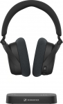 Sennheiser RS 255 TV-k&otilde;rvaklapid - Bluetooth-k&otilde;rvaklappide ja saatja komplekt - madala latentsusega juhtmevabad k&otilde;rvaklapid, virtuaalne ruumiline heli, h&auml;&auml;le selguse režiim ja Auracast - 50-tunnine aku