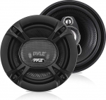 Pyle Car Speaker 13 cm (5,25 tolli) - 3-Way Speaker Boxes 240 W 4 Ohm impedants, &frac34; tolli Piezo Tweeter, 4,7 cm (1,85 tolli) paigalduss&uuml;gavus, ASV Coil, Poly Injection Membrane - sisseehitatud k&otilde;larite komplekt