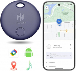 HH-Tech Bluetooth-Smart-Tag (K&ouml;nigsblau) f&uuml;r Android-Ger&auml;te, kompatibel mit Google Find Hub, Find My, Smart Tracker, Artikelfinder, verfolgen Sie einfach Ihre Brieftasche, Tasche, Koffer und mehr (nur