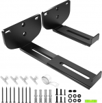 Soundbar Wall Mount, universaalne k&otilde;larite kinnitus, Max 38 lbs, reguleeritav s&uuml;gavus (3,3"-6,5") Samsungi, Vizio, LG, Sony, JBL, Bose ja teiste Soundbari kinnituste jaoks.