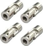 4 tk universaalne terasest 2.3mm kuni 2.3mm p&ouml;&ouml;rlev universaalne liigendiv&otilde;lli haakeseadis 8x18mm