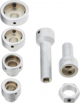 SW-Stahl 82280L 7-osaline stantsiadapterite komplekt | Kroomvanaadiumterasest | M3-M14 kraanikuulide komplekt | 3/8" ratta v&auml;liskeerme remondikomplekt | Metriline stantsikomplekt karbis