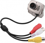 MAGT Mini Camera, Mini 6LED Wired CMOS CCTV Surveillance Camera Night Vision Digital Camera PAL/NTSC(PAL System)