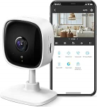 TP-Link Tapo 2K siseruumide turvakaamera lapsele, koerale, liikumistuvastusega, 2-suunalise helisireeniga, &ouml;&ouml;vaatega, pilve- ja SD-kaardi salvestusega (kuni 256 GB), t&ouml;&ouml;tab Alexa ja