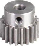 Stirnrad 1M 14-Zahn-Motorzahnstange 45# Stahl Teilung Getriebe Zahnradbohrung 6 mm,35 8(6mm,12tk 1M 14 hammast)