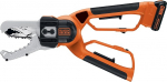 Black+Decker 18 V Alligator juhtmeta oksak&auml;&auml;r (18 V, 2,0 Ah, 15 cm pikkune tera, kuni 100 mm l&auml;bim&otilde;&otilde;t, patenteeritud klamber, juhtmeta maksimaalse vabaduse tagamiseks puidu l&otilde;ikamisel, koos aku ja laadijaga)