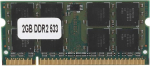 DDR2 m&auml;lu 2GB DDR2 533MHz PC2-4200 200 Pin 1.8V s&uuml;learvuti m&auml;lumoodulid DDR2 PC2-4200 s&uuml;learvuti jaoks S&uuml;learvuti emaplaatide jaoks Dedicated Memory Full