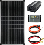 SOLARTRONICS komplekt 1 x 140 W p&auml;ikesemoodul 600 W konverter laadimiskontroller fotogalvaaniline saarestikus&uuml;steem