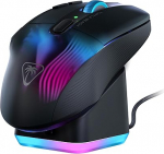 Turtle Beach Kone XP Air traadita kohandatav ergonoomiline RGB m&auml;nguhiir, Bluetooth, optiline andur 19K DPI kuni 100 tundi aku ja laadimisjaam - must