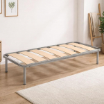 Talamo Italia - Mariaclaudia &uuml;heinimesevoodi raam ortopeediline alus laiade liistudega 100% Made in Italy 80 x 190 x 31 cm