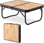 Naturehike Campingtisch Klappbar Klapptisch h&ouml;henverstellbar MDF Tisch mit Tragetasche f&uuml;r Outdoor Camping, Garten, Reisen, Multifunktionstisch 53 x 40 x 23 cm - klein Holz