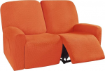 Relaxsessel-Schonbezug, 6-teiliges Set, Jacquard-Stretch-M&ouml;belschutz, Elastische Aufbewahrungstasche Unten(9,Loveseat (6 PCS))