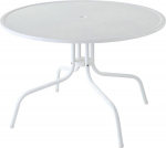Crosley m&ouml;&ouml;bli Griffith metallist s&ouml;&ouml;gilaud, 40-tolline, Alabaster valge