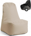 mokebo Bean Bag Chair koos kaitsva kattega 'The Thumb Screw' Ka m&auml;ngimine Bean Bag lastele, teismelistele ja t&auml;iskasvanutele koos t&auml;idisega, Bean Bag sise- ja v&auml;litingimustes kasutamiseks beežis toonis