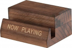 Vin&uuml;&uuml;lplaadiplaadiplaadi statiiv - Minimalistlik plaadihoidja LP-de ja CD-de jaoks - 12.8&times;10.2&times;6.5cm - Pruun