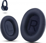 Premium k&otilde;rvapadjad asendus Bose k&otilde;rvaklappide k&otilde;rvapadjad, mis &uuml;hilduvad Bose QuietComfort 35 II / QC35 / QC25 / QC2 / QC15 / Ae2 / Ae2i / Ae2w / SoundTrue & SoundLink by Krone Kalpasmos - tumesinine