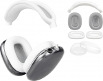 SOULWIT Asenduskomplekt AirPods Maxile - v&otilde;rk k&otilde;rvapadjad + peapaela kate + TPU kaitsekott + silikoonist k&otilde;rvapadja kate, higikindlad ja kriimustuskindlad tarvikud koos pehmema vahupehmendusega