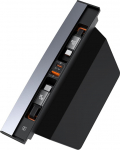 Baseus USB Hub 45 W Tesla Model Y ja Model 3 2021 2022 2023 jaoks, 4-in-1 Multi-Port auto USB laadija, pikendatav dokkimisjaam koos kiirlaadimiskaabliga, Tesla USB C Hub auto sisustuse lisaseadmetele