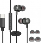 USB C k&otilde;rvaklapid &uuml;hilduvad S25 S24 S23 A54 A53 juhtmega USB C k&otilde;rvaklapid mikrofoniga helitugevuse reguleerimine USBC k&otilde;rvaklapid t&uuml;&uuml;p C iPhone 16 15 Pro Max i Pad, Hall