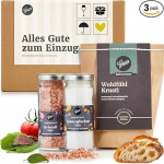 Gepp's Delicatesseni kinkekomplekt kolimiseks I 3 v&auml;ikest kinkekomplekti ilma kunstlike lisanditeta I Mitmek&uuml;lgne p&auml;ikesehelbekesool, roosa kristallsool ja leivak&uuml;psetussegu I Gourmet maitsekomplekt