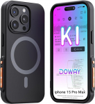 AI digitaalne helisalvesti koos mobiiltelefoni &uuml;mbrisega, rakendusjuhtimine, toetab 80+ keelt, transkribeerimine ja kokkuv&otilde;te, m&uuml;rav&auml;hendus, &uuml;he puudutusega salvestamine, &uuml;hildub iPhone 15 Pro Maxiga
