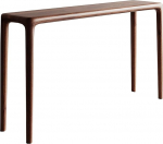 Console Table mit Abgerundeten Ecken, Konsolentisch Holz mit Stabilen Beinen, Geeignet f&uuml;r Flur und Wohnzimmer(80x35x88CM/31x14x34IN)