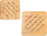 rundes Tischset, Tischset, Bambusmatte, Sch&uuml;sselmatte, Auflaufform, W&auml;rmeuntersetzer, Haushalt, Verbr&uuml;hschutz, rund, Gr&ouml;&szlig;enset(Square Size Set (2 Pieces))