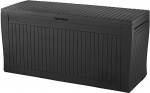 Keter Comfy hoiukapp, kunstvaigust, 270 l, grafiit, 116,7 x 54,6 x 8,6 cm