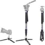 Carbon Fiber Video Monopod INNOREL VM75CK Professional Monopod eemaldatav multifunktsionaalne reisistatiiv DSLR kaamera teleskoop videokaamerale Maksimaalne koormus 10kg (ainult monopood)