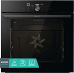 Gorenje OptiBake GO66E PIZZA350C Sisseehitatud ahju / 77L / PizzaPlus / Pizza Mode 350&deg;C/PyroClean/Hot Air/AirFry/PerfectGrill/Laste turvalukk/must