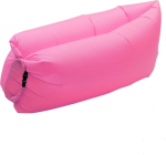 TURIM T&auml;ispuhutav diivan Air Diivan Air Lounger koos kaasaskantava paketiga Air Bed Portable Lazy Lounger telkimiseks, rannas, pargis, rannas roosa
