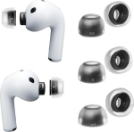 AZLA SednaEarfit MAX k&otilde;rvaklapid AirPods Pro 3 jaoks - Premium &uuml;heosalised meditsiinilised silikoonist k&otilde;rvaklapid pehme istuvuse, parema mugavuse ja m&uuml;raisolatsiooniga (3 paari) (SS/S/MS)