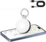 Air Tracker Day 1 Pack 4 valgusrežiimiga, Apple Where's App'iga &uuml;hilduv v&otilde;tmeotsija (ainult iOS), Smart Day Night Walks, Camping, Running, Item Finder for Suitcase/Keys, USB laadimine, must