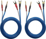 KK YB-ZB 1 paari komplekt (4 Spade Plug, 4 Banana Plug) HIFI OFC k&otilde;larijuhe, Spade Plug kuni Banana Type Plug 1,5 m (4,92 ft)/3 m (9,84 ft)/5 m (16 ft) (1,5 m)