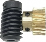 CYFANG 1 Modul 10 Z&auml;hne 20 Z&auml;hne Schneckengetriebe 90 Grad Wendegetriebe 1:10 1:20 Getriebe Kegelrad Kommutator Lenkritzel Zylinderritzel(1:20 8mm bore)