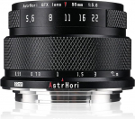AstrHori 55 mm F5.6 medium format lens with manual fixed focal length, suitable 100 million pixel sensor for FUJIFILM GFX mount GFX 50SII, GFX100, GFX100 IR Ver, GFX 50S, GFX 50R, GFX 100S
