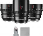 7artisans 35mm/50mm/85mm T2.0 Large Aperture Cine Lens Compatible with Sony E Mount