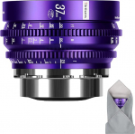 7artisans 37 mm T2.9 Floral Bloom Art Series - professionaalne Cine objektiiv plahvatusliku bokeh'ga, t&auml;iskaader, manuaalne fookus, PL Mount &uuml;hilduvus loomingulise fotograafia ja filmitootmise jaoks, lilla v&auml;rviga