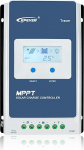 EPEVER MPPT Solar Charge Controller 20A 12V/24V Car Solar Panel Negative Grounding with LCD Display Max PV 100V Solar Panel Charge Controller