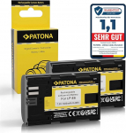 PATONA 2 x LP-E6 aku 1300 mAh asendusaku, mis &uuml;hildub Canon EOS 5D Mark II III IV 5DS R R5 6D 7D 60D 60D 60Da 70D 80D 90D XC10 XC15 XC10 XC15 WFT-E5 E7 LPE6 LP E6