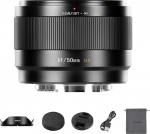 7Artisans Autofookus 50mm F1.8 APS-C objektiiv LITE-seeria Suure valgusj&otilde;uga F1.8 Toetab n&auml;o ja silma tuvastamist &Uuml;hildub Fujifilm X-H/T/T30/S/E/A-seeria Fuji X-E2 Fuji X-T2ga