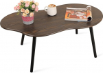 Pilvikujuline kohvilaud Modernne t&ouml;&ouml;stuslik stiil Puidust kohvilaud Ebaregulaarne kesklaud P&otilde;randalaud Mid Century Dekoratiivne m&ouml;&ouml;bel elutuppa Rustic Brown