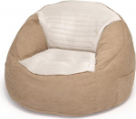 Lazy Sofa Stuhl Raum Balkon Schlafzimmer Kleine Wohnung Freizeit Einzelsofa F&uuml;llung Partikel Lazy Sofa Wohnzimmerstudium Einzelsofa Khaki