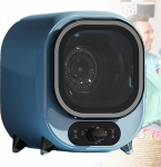 Kaasaskantav roostevabast terasest trumliga kondensaator, kompaktne kondensaator kahekordse temperatuuriregulaatoriga, t&ouml;&ouml;pinnal v&otilde;i seinale paigaldamiseks v&auml;ikestes ruumides (D)