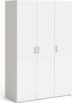 Dmora - Danielle garderoobikapp 3 uksega Magamistoam&ouml;&ouml;bel Riidekapp 115 x 49 x 175 cm valge