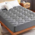 Sonive madratsikaitse 160 x 200 cm, hall, pehme pealne, madratsitopper 30 cm s&uuml;gavate taskutega, hingav madratsikaitse, hingav madratsikaitse.