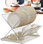 Kompaktne n&otilde;udekuivati, kokkupandav n&otilde;udekuivati, 2-tasandiline n&otilde;udekuivati, mis on valmistatud s&uuml;sinikterasest / roostevabast terasest | n&otilde;udekorpus, eemaldatav veep&uuml;&uuml;dja salv s&ouml;&ouml;giriistade jaoks, T