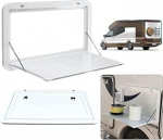 Kokkupandav laud koos seinakinnitusega, ruumi s&auml;&auml;stev kokkupandav laud matkaautole, haagisele, kaasaskantav s&ouml;&ouml;gitoa t&ouml;&ouml;koht